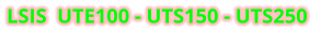 LSIS  UTE100 - UTS150 - UTS250