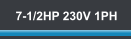 7-1/2HP 230V 1PH